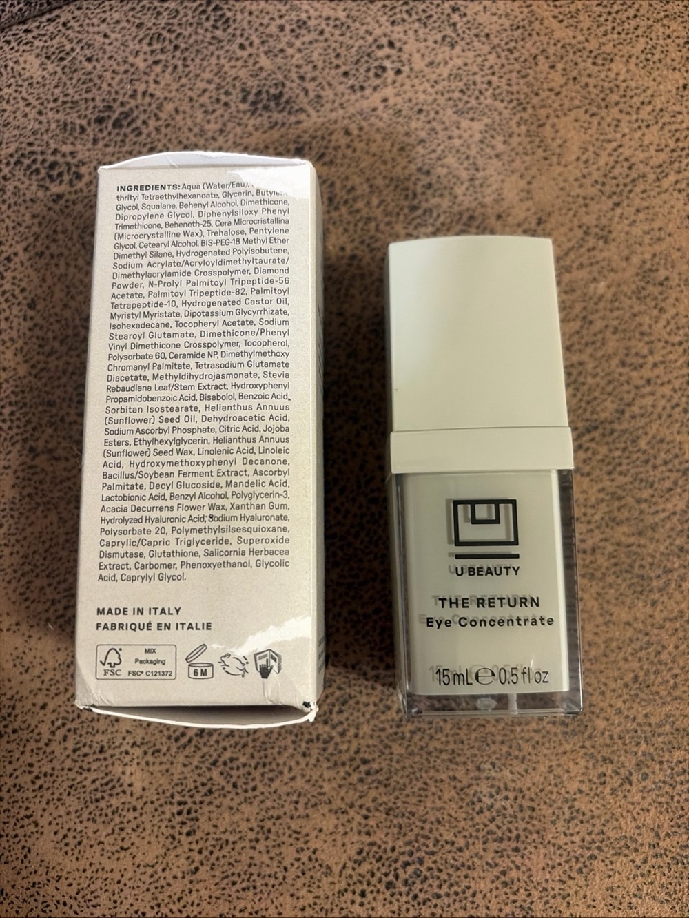U Beauty The RETURN Eye Concentrate - Anti-Aging Eye Cream - 0.5 fl oz